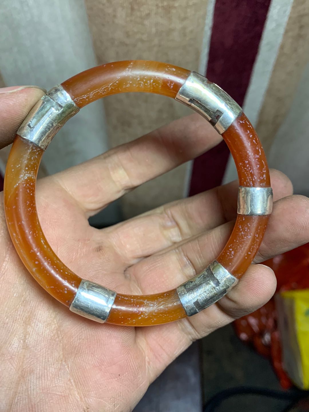 清代玛瑙手镯